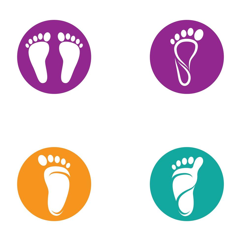 Foot care set vector