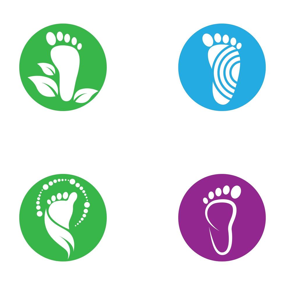 Foot care set vector