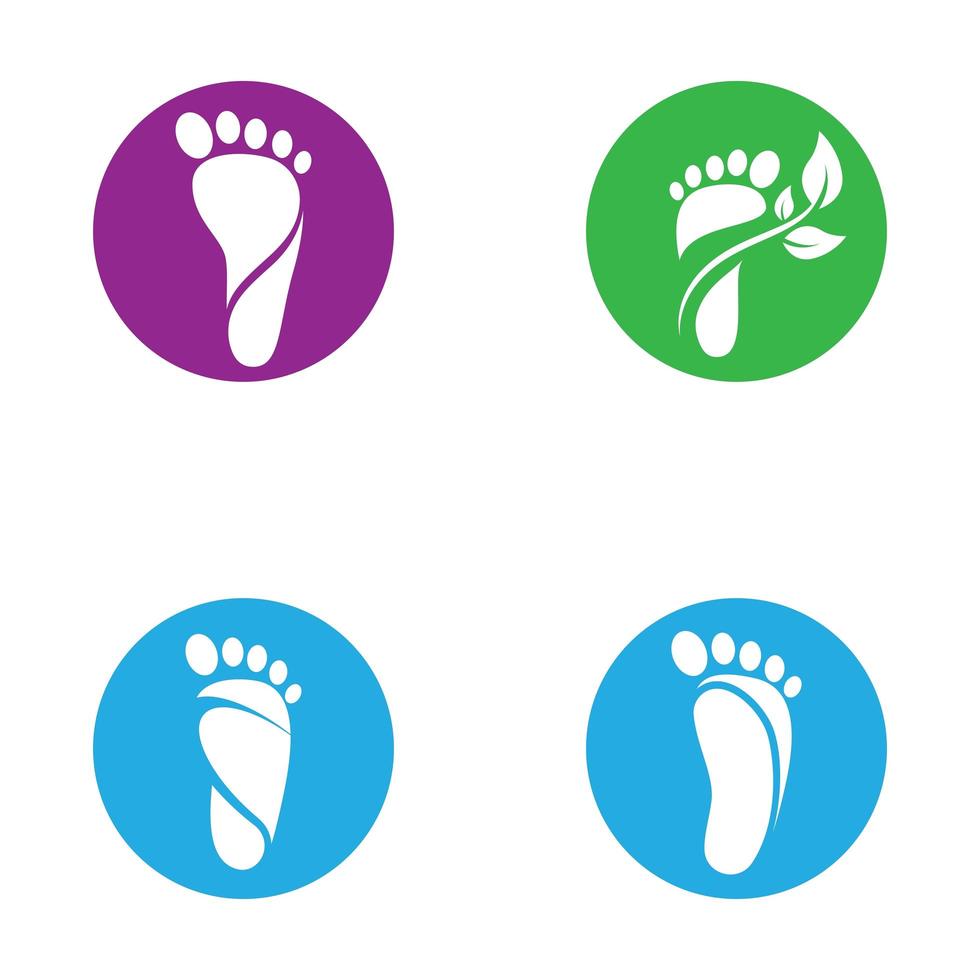 Foot care set vector