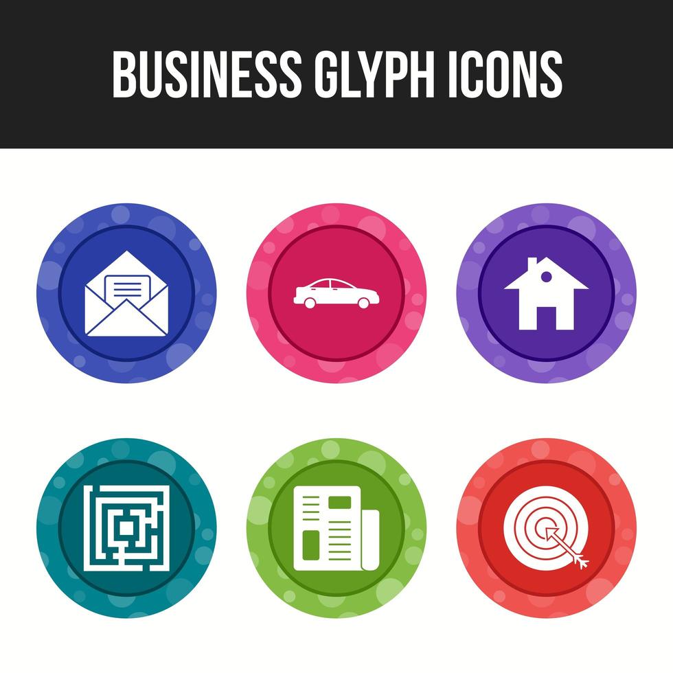 Business icon set  vector