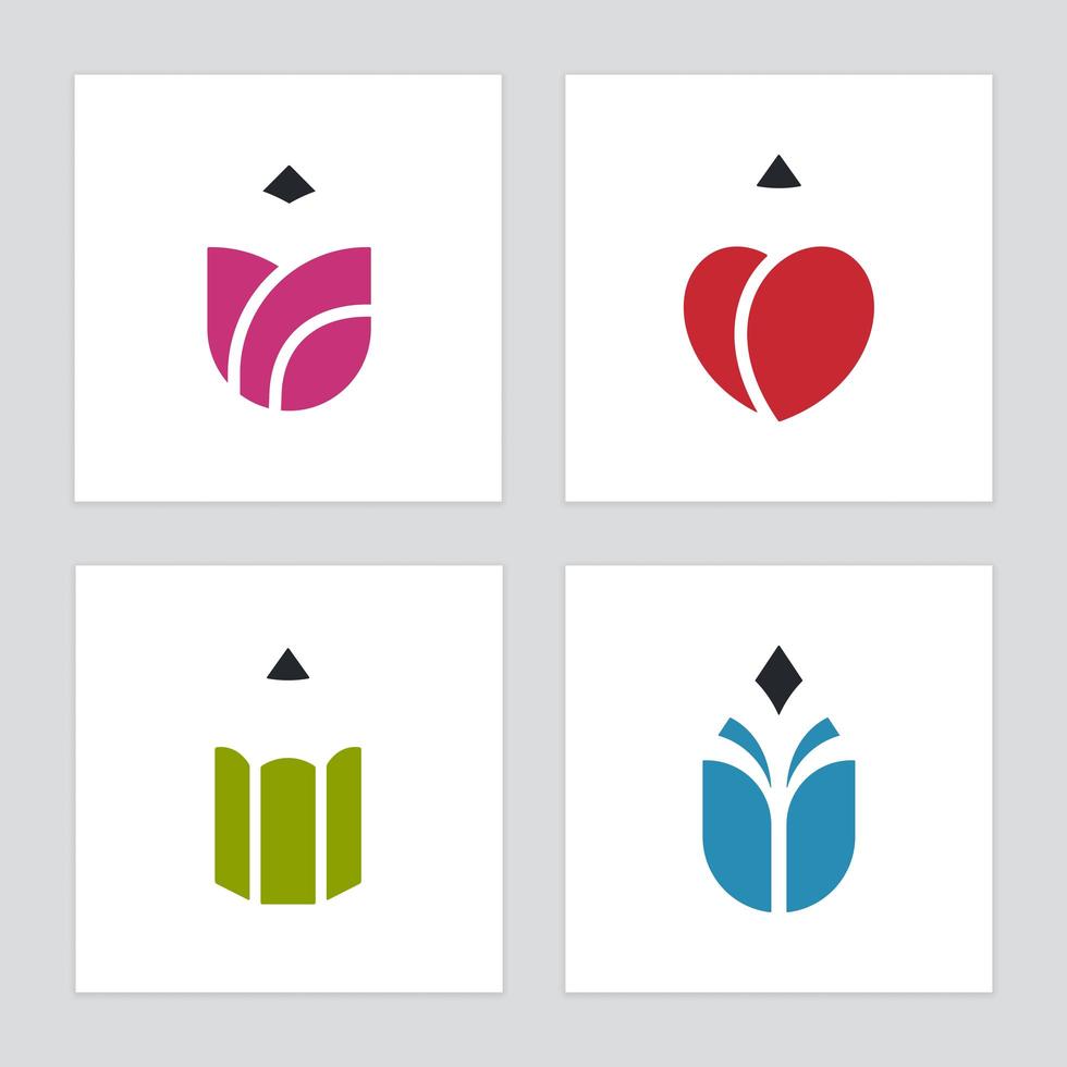 Pencil Icon Set vector