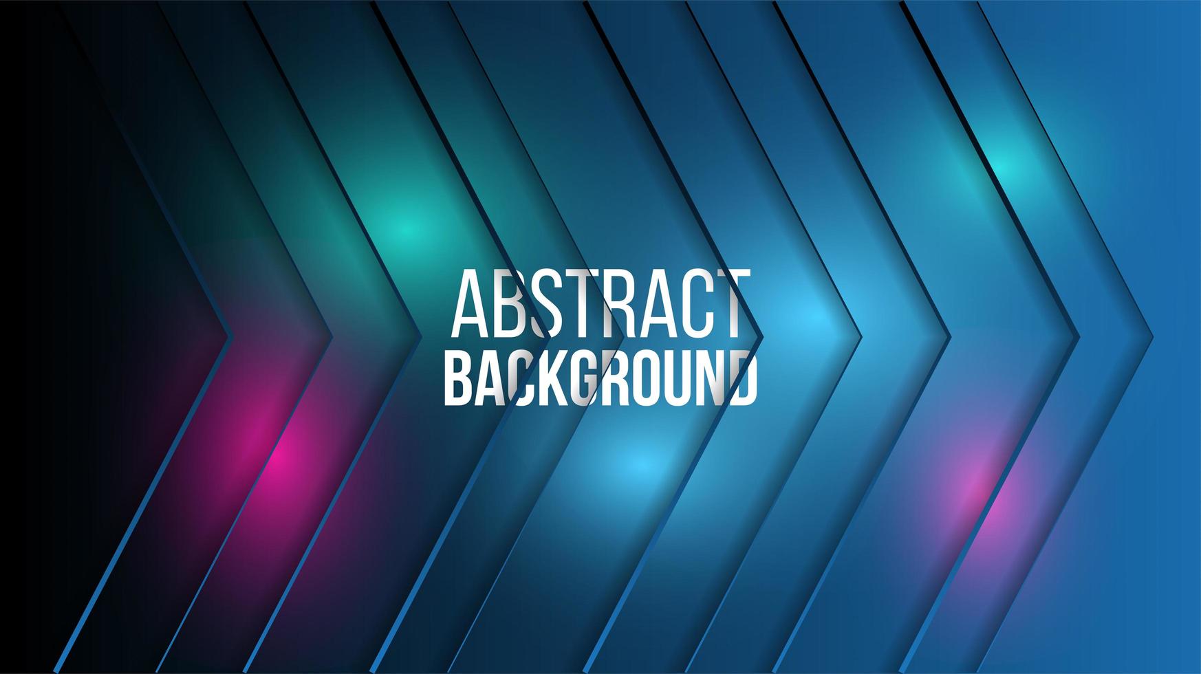 Abstract glowing arrows technology background  vector