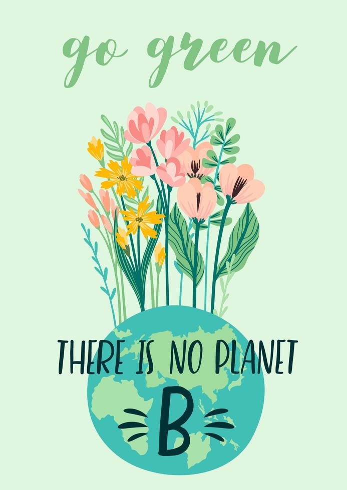 Earth Day or Other Environmental Concept Poster vector