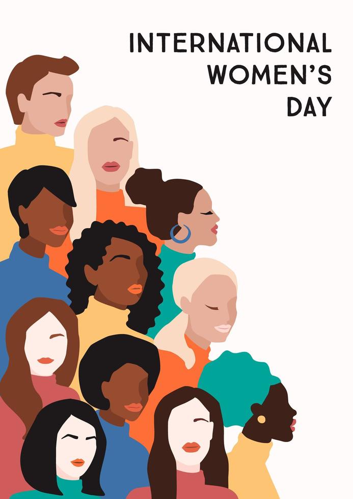 International Women's Day Poster vector