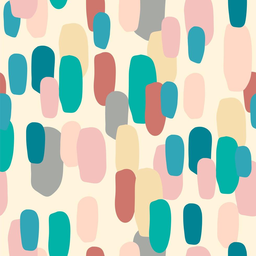 Abstract seamless pattern with colorful spots  vector