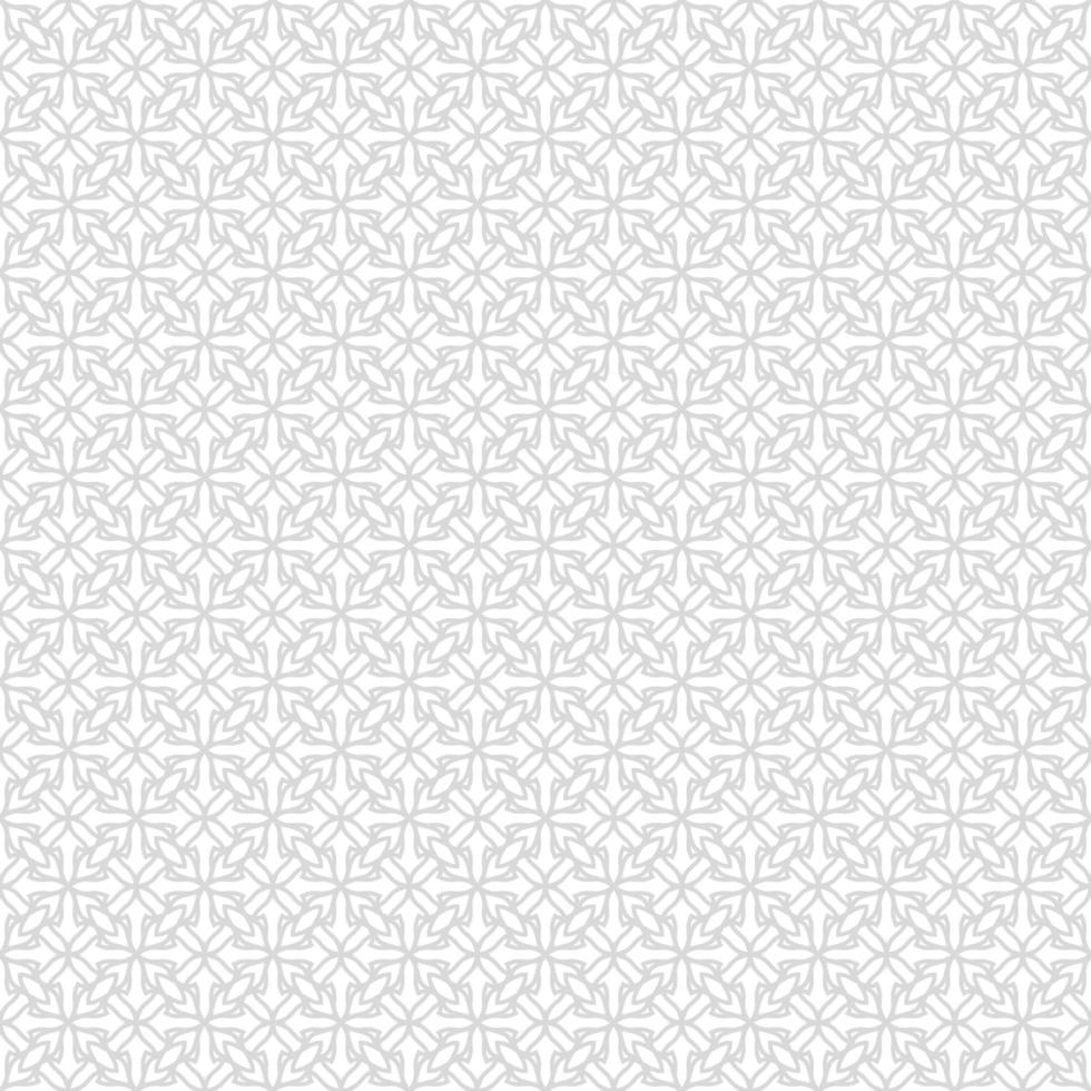 White and Gray Flower Pattern vector