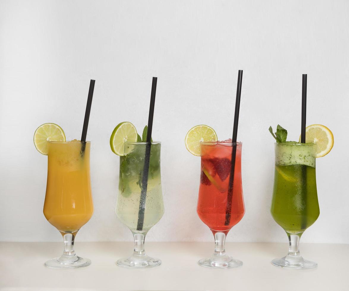 Fruit juice cocktails photo