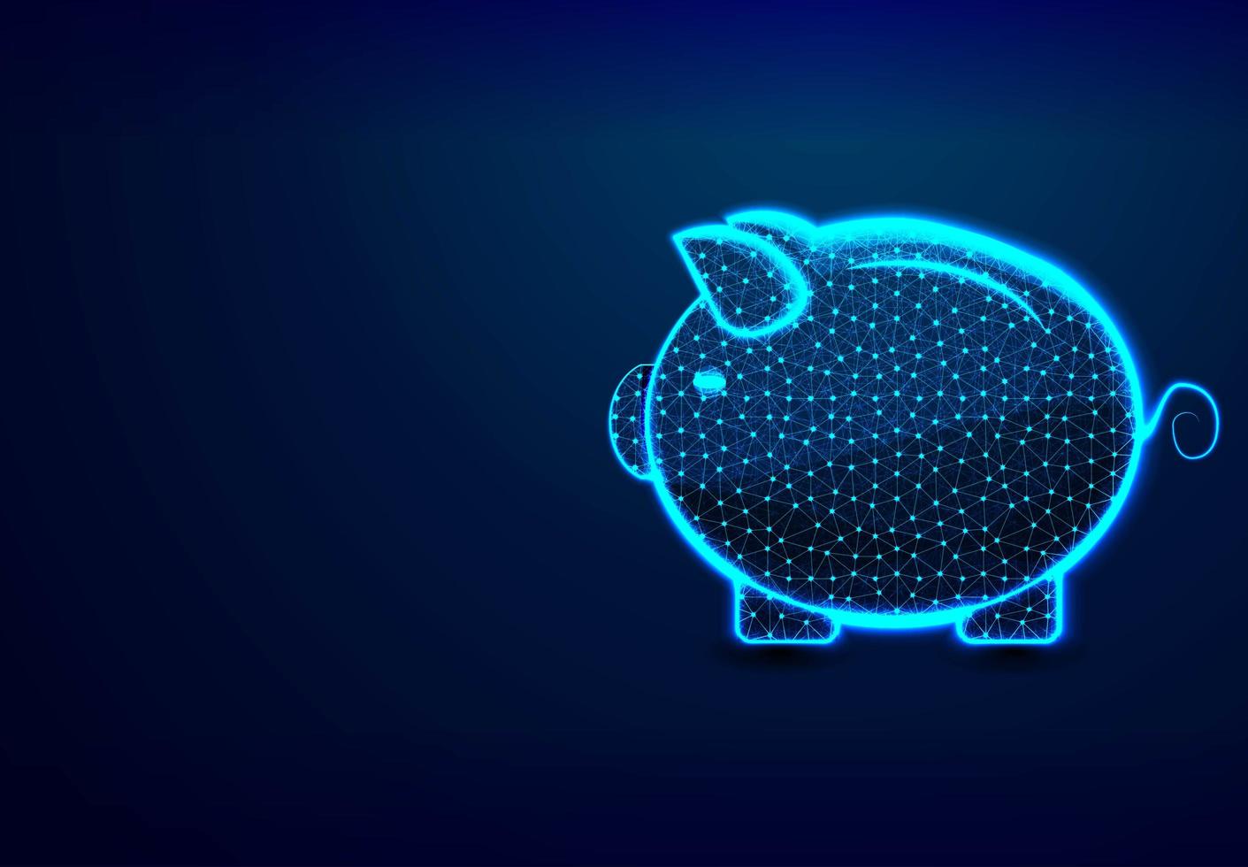 Pig bank, Piggy Bank Saving Accounting and Financial Concept vector