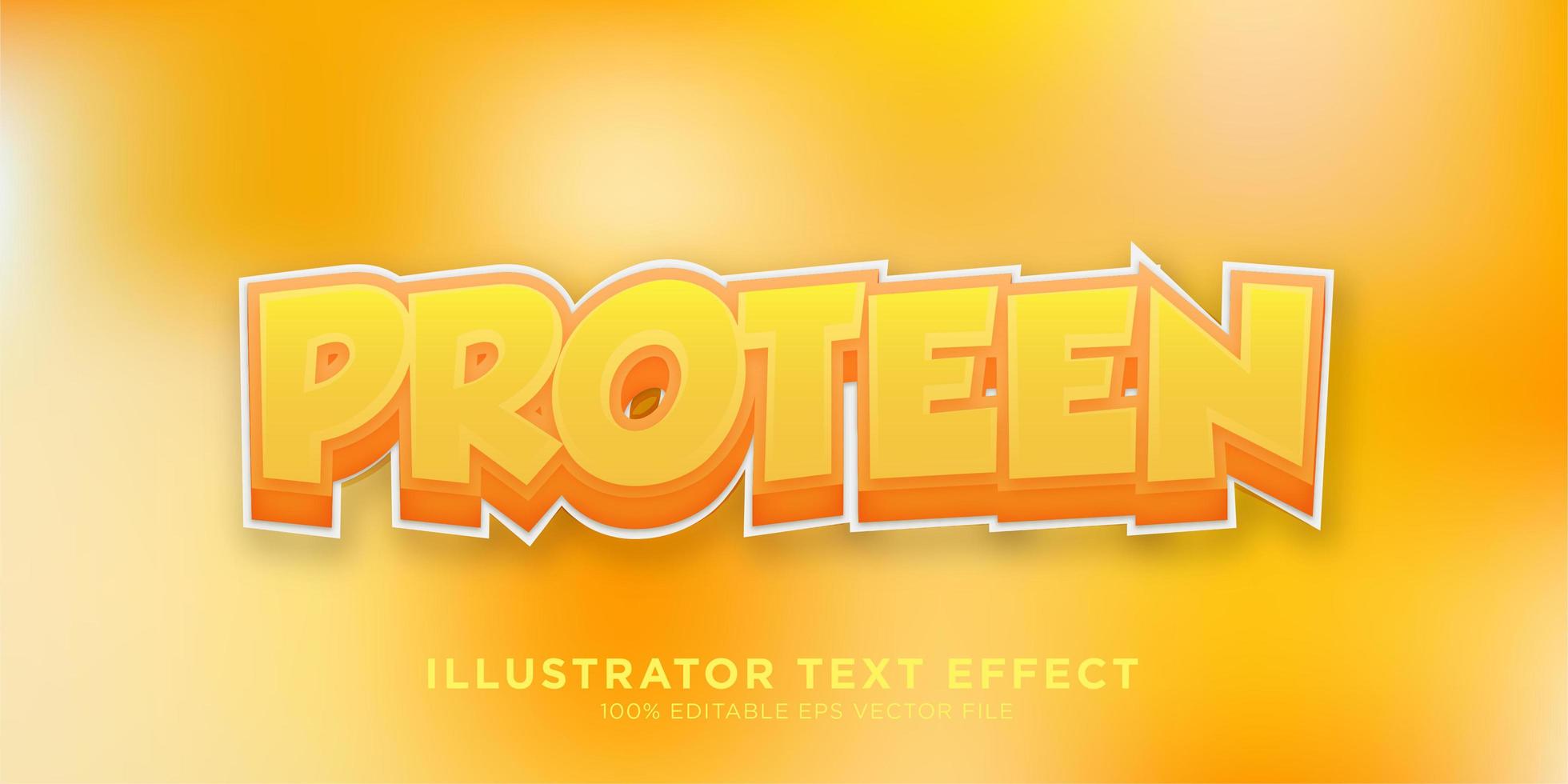 Text Effect Illustrator Style Effect vector