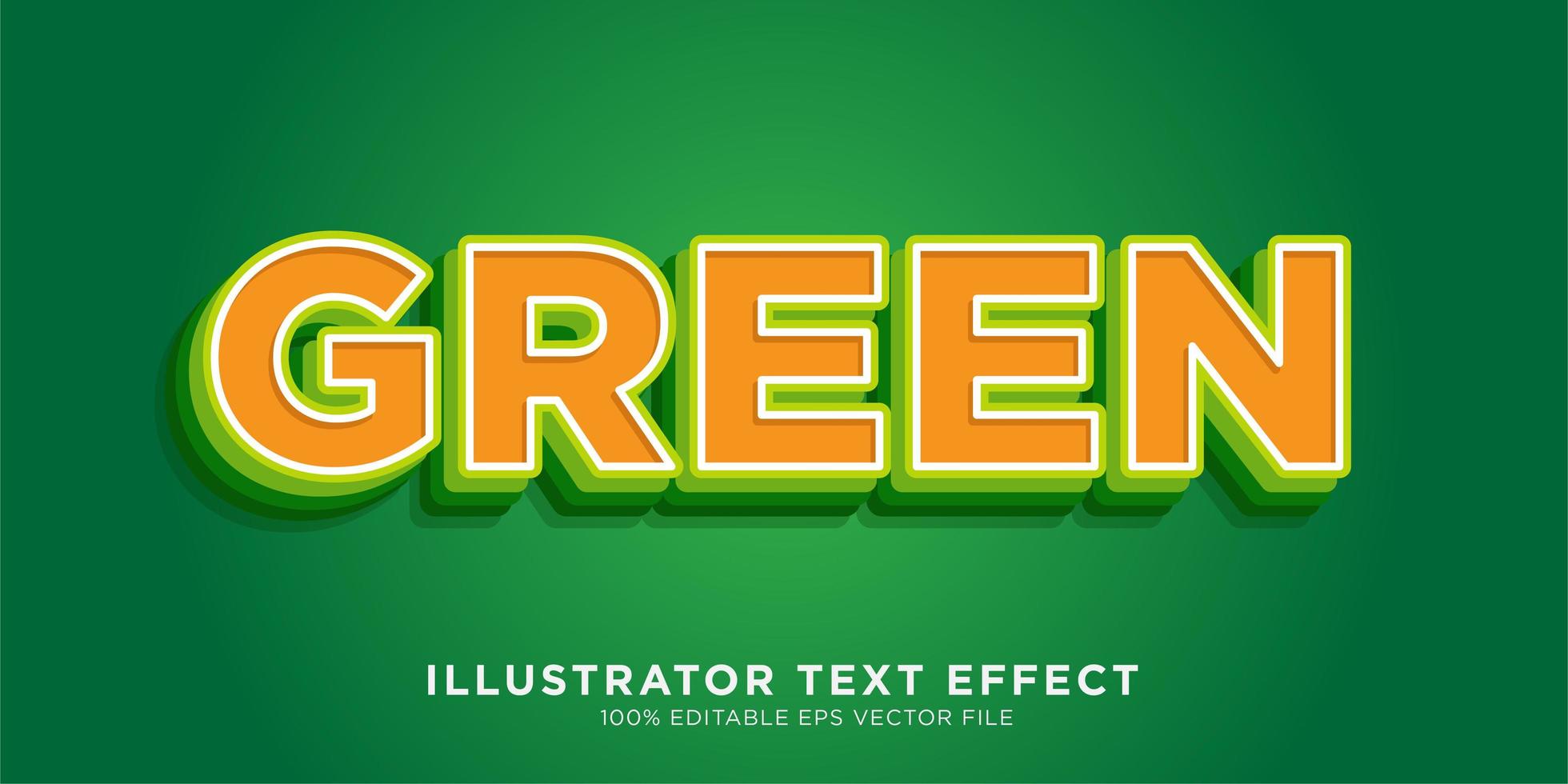 efecto de texto efecto de estilo ilustrador vector