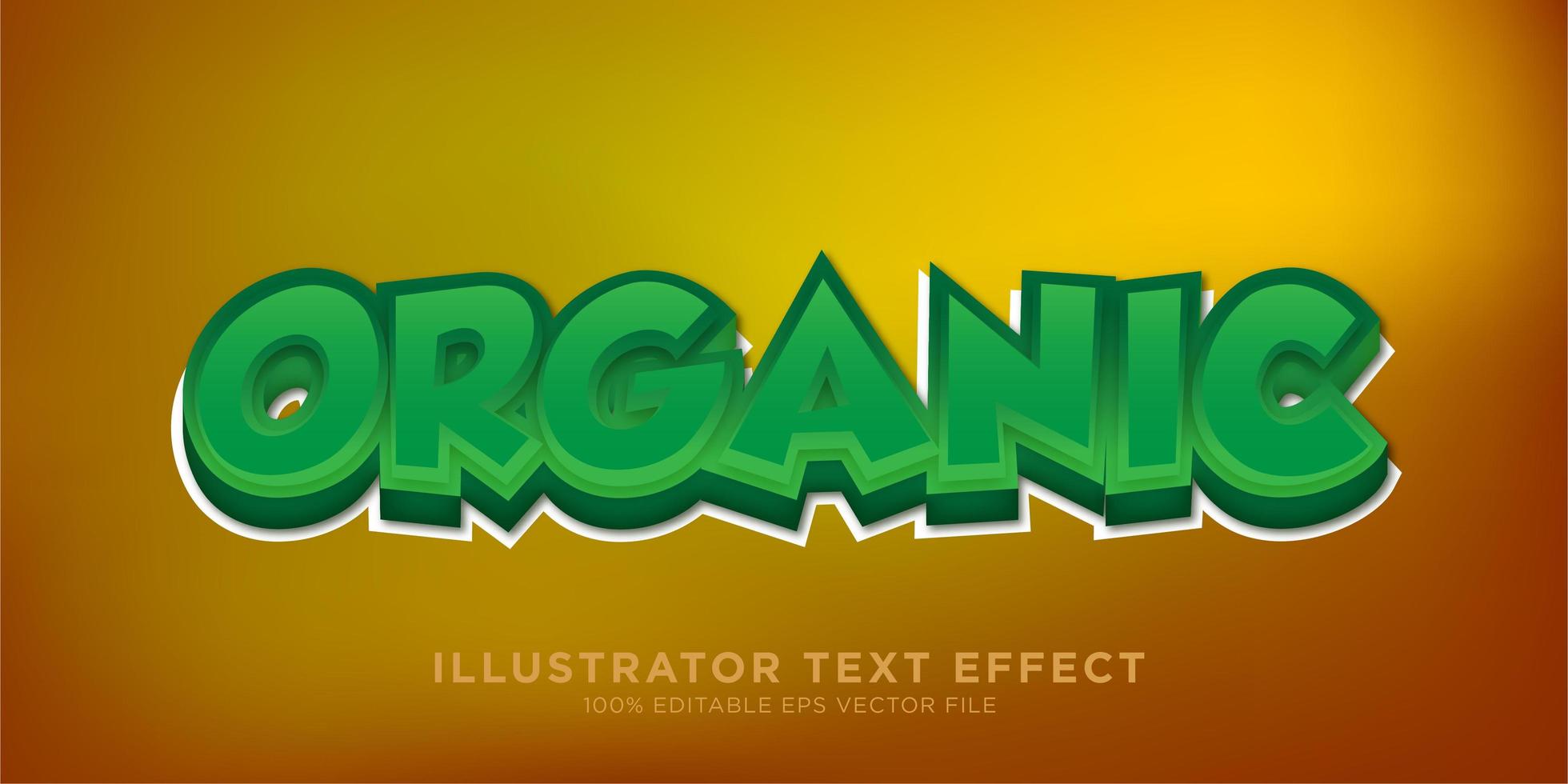 Text Effect Illustrator Style Effect vector