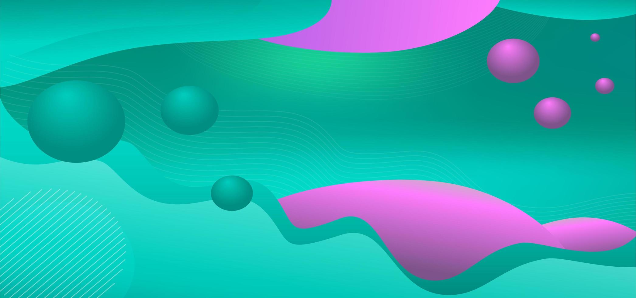 Liquify Fluid Color Banner Background vector