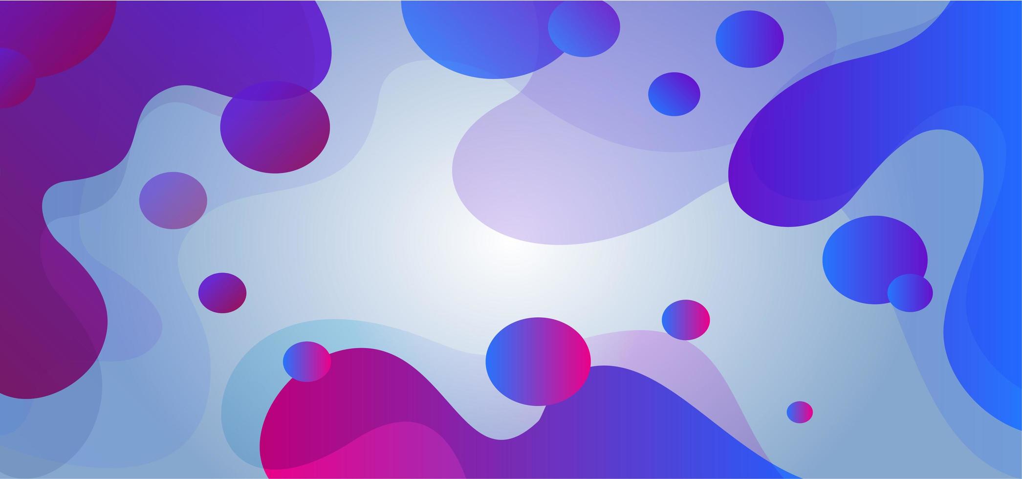 Liquify Fluid Color Banner Background vector