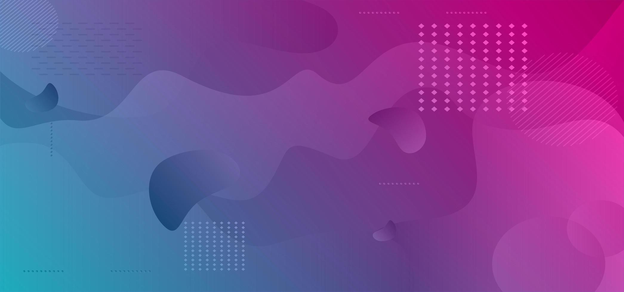 Liquify Fluid Color Banner Background vector