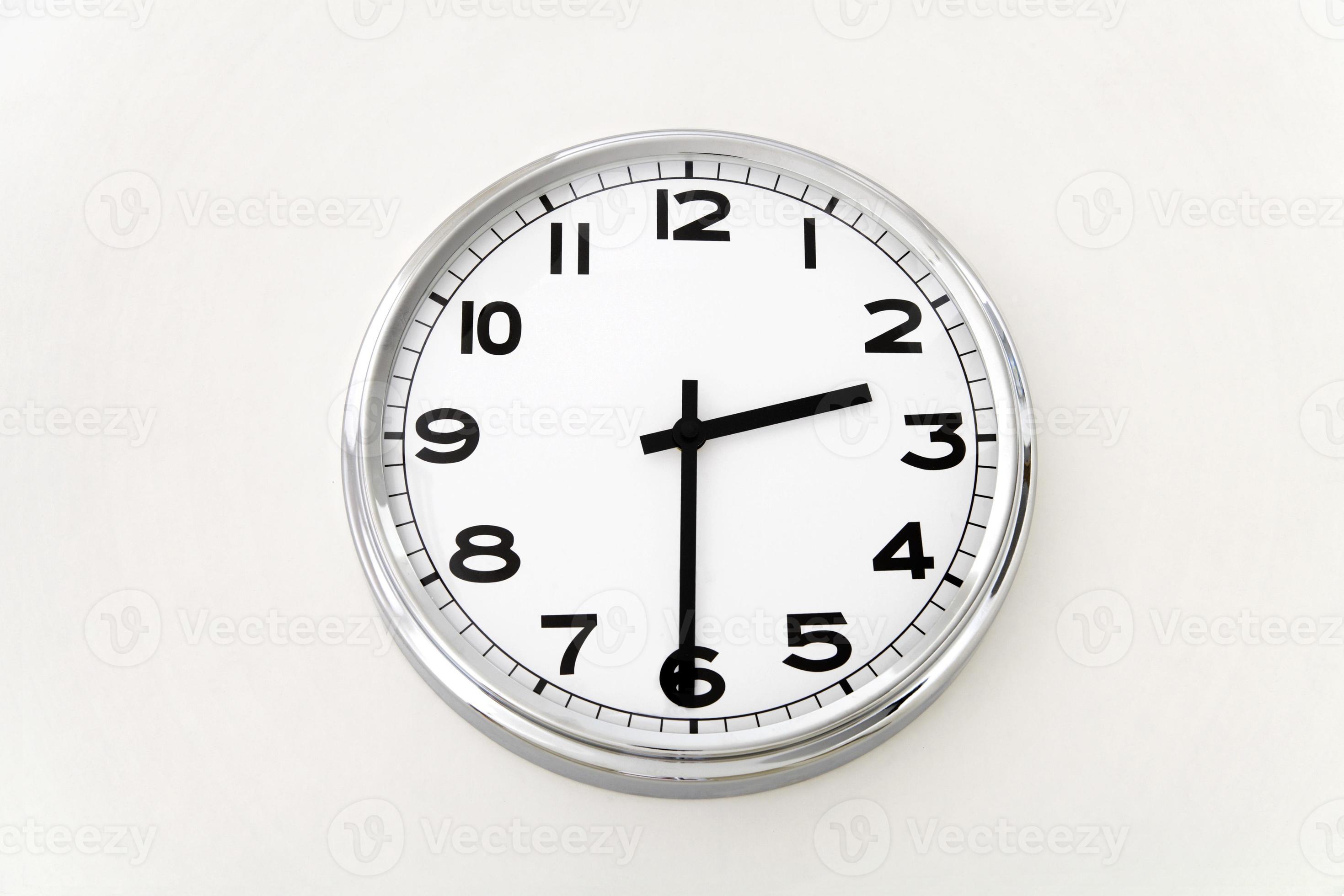 Wall clock, time measurement, close up 1364851 Stock Photo at Vecteezy
