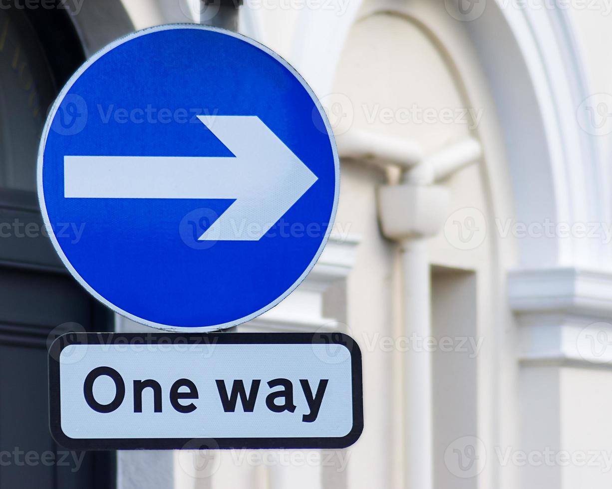 one way right photo