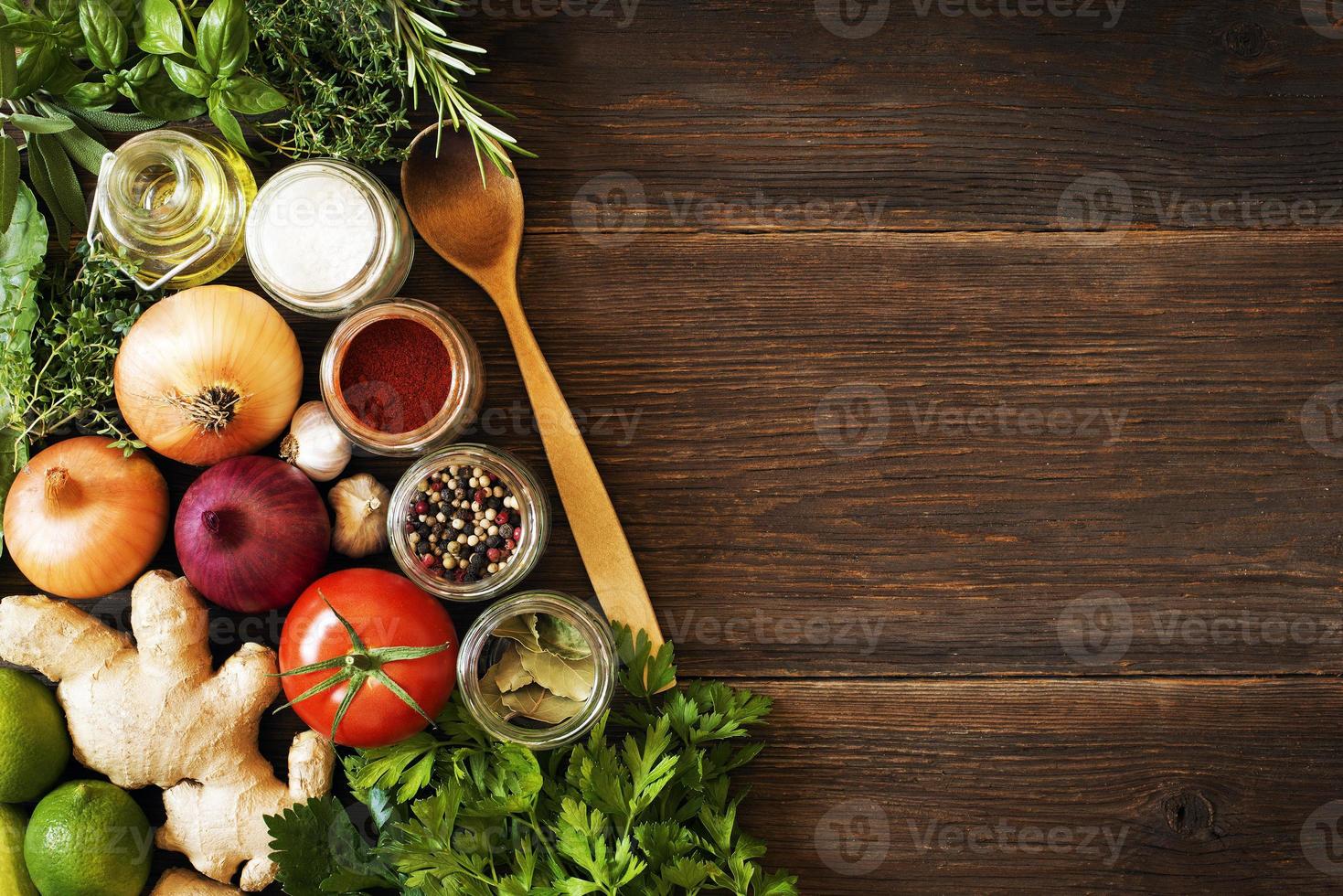 Vegetables background photo