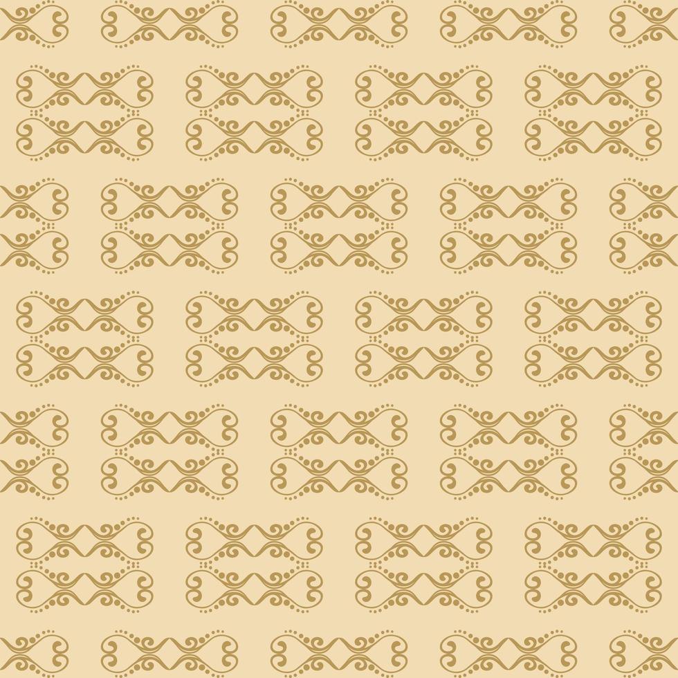 Unique Style Gold Ornamental Pattern vector