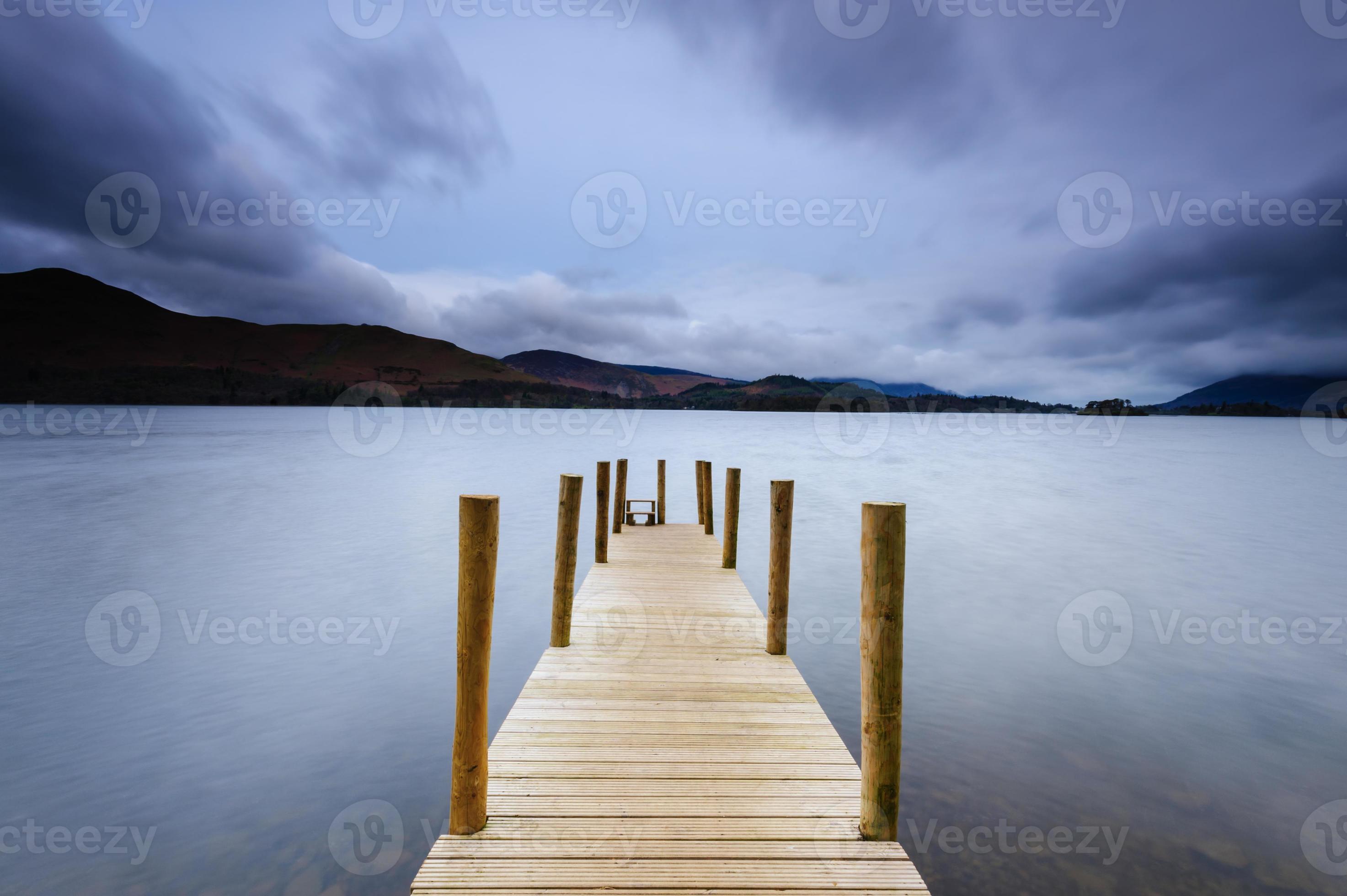 Derwent Water Jetty, Lake District 1368452 Stock Photo at Vecteezy