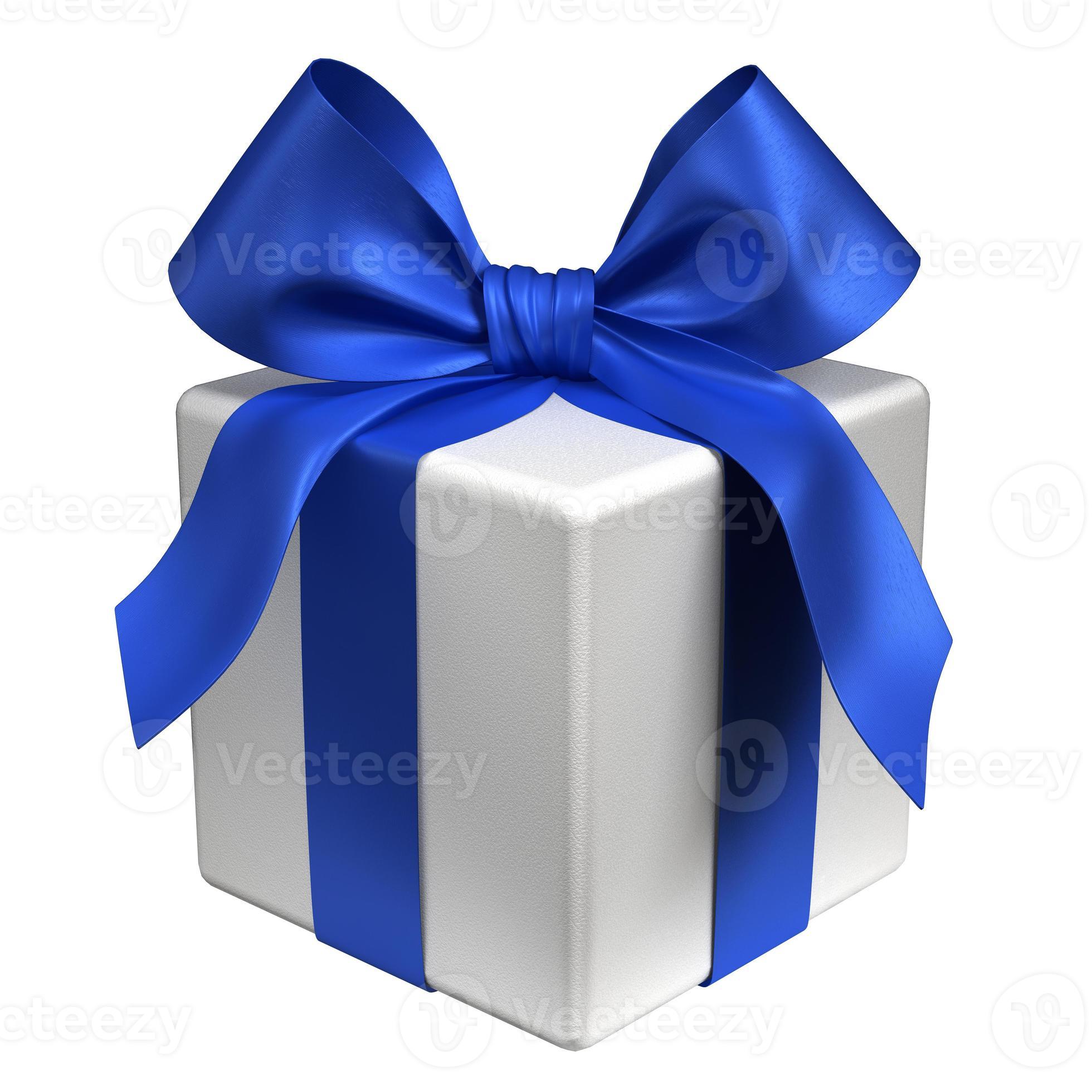 gift Box blue Ribbon 1369355 Stock Photo at Vecteezy
