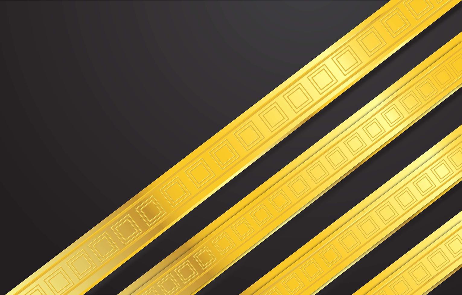 Fancy Gold Stripes Background vector