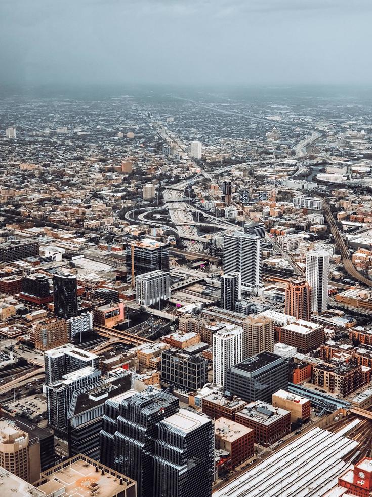 Aerial photography of urban cityscape during daytime photo