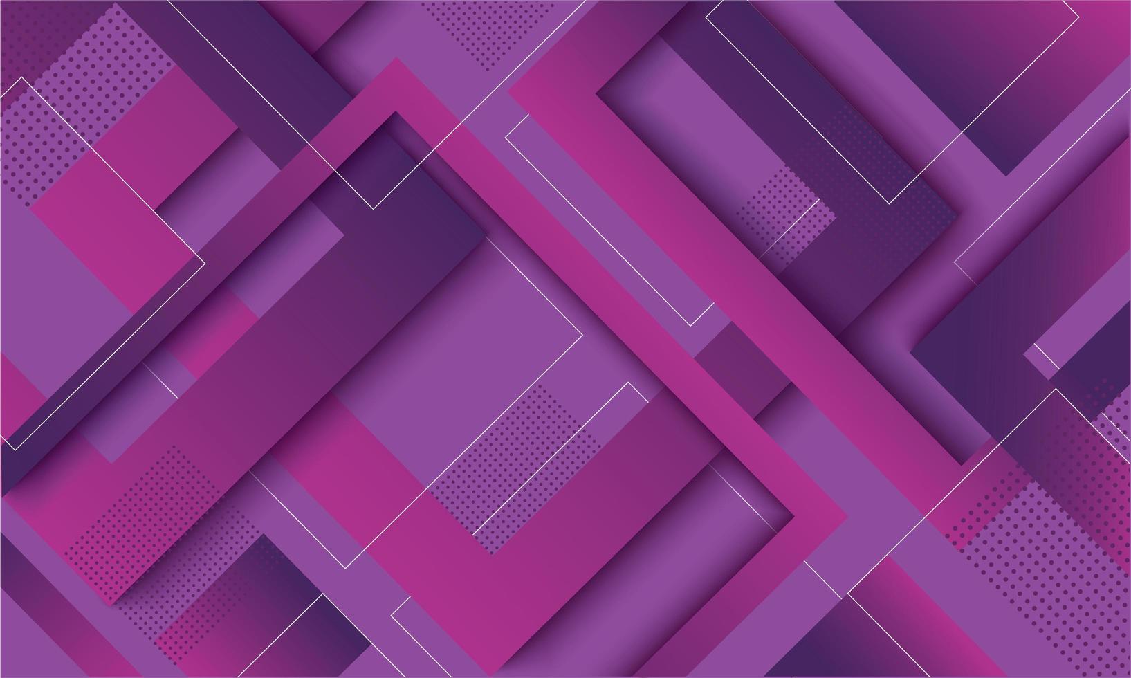 Modern purple gradient geometric trendy design vector