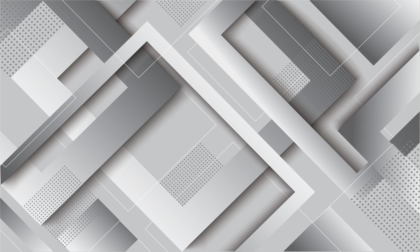 Modern gray gradient trendy geometric design vector