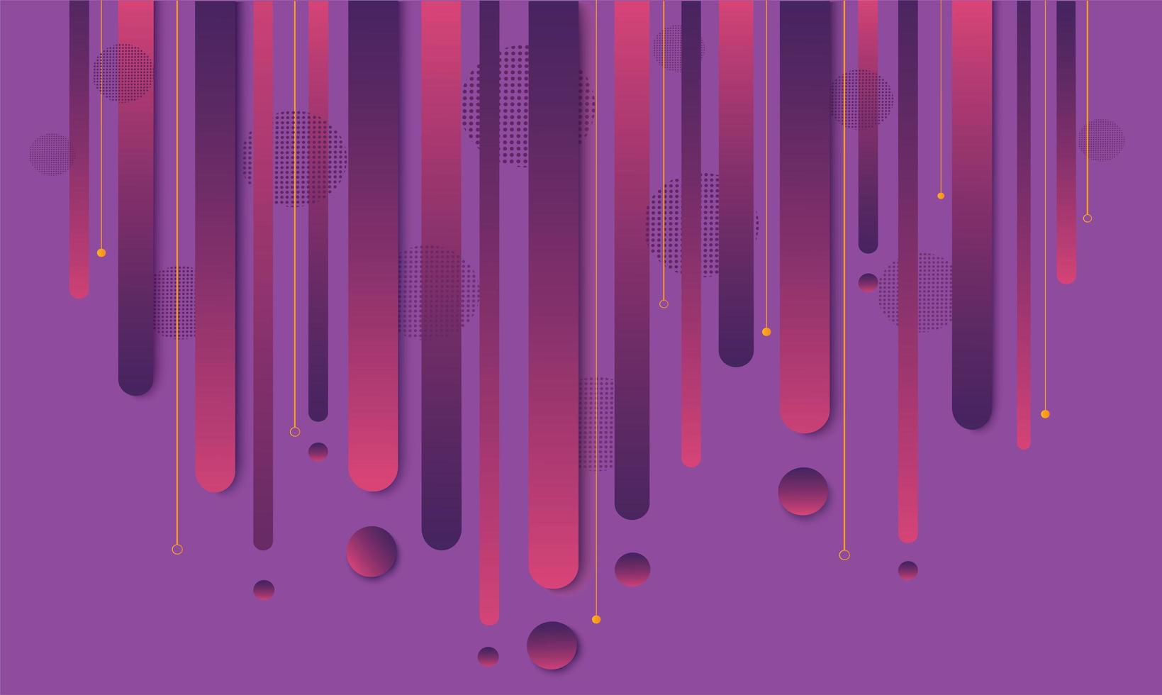 Modern purple and pink gradient geometric design vector