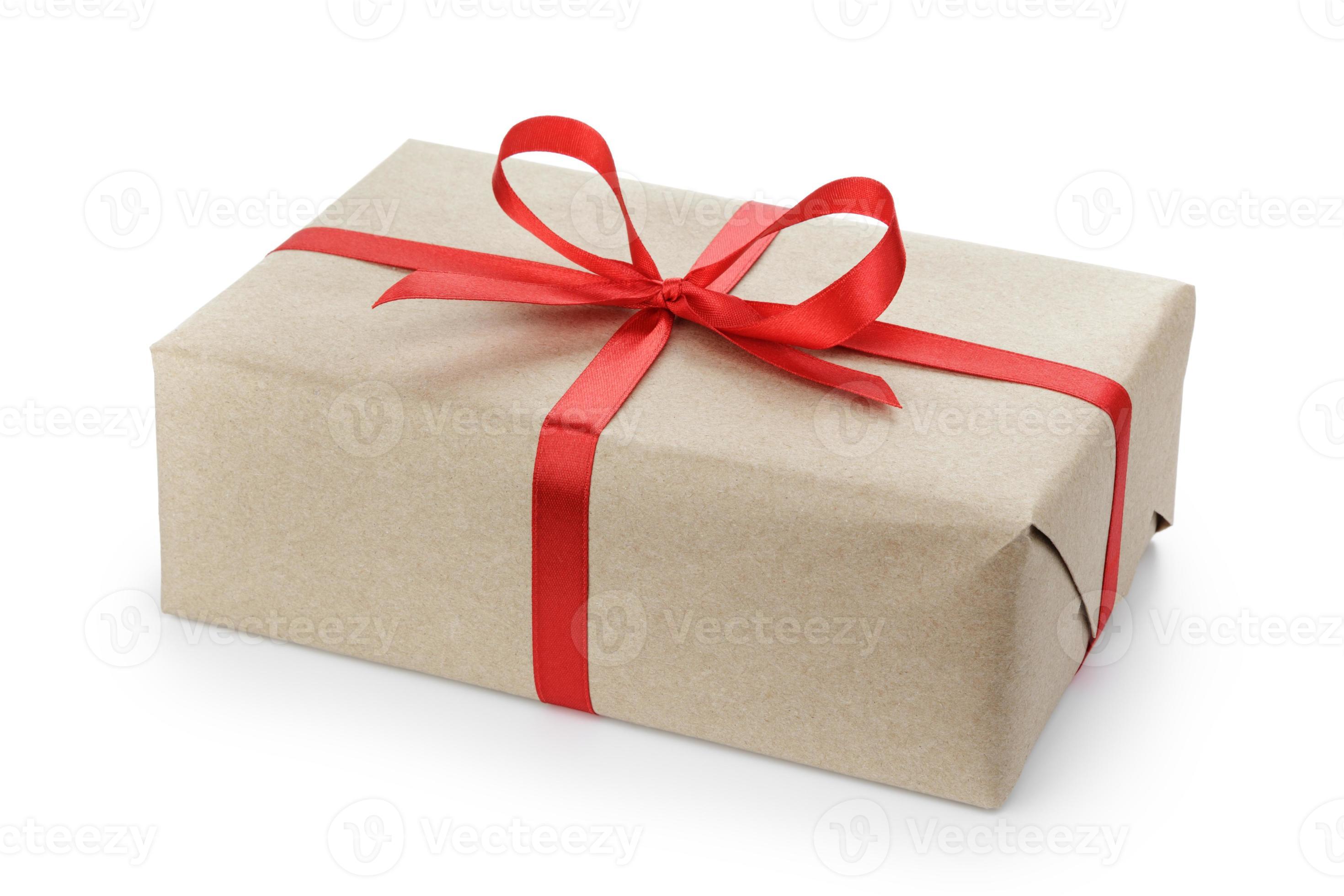 gift parcel box with ribbon bow 1370236 Stock Photo at Vecteezy