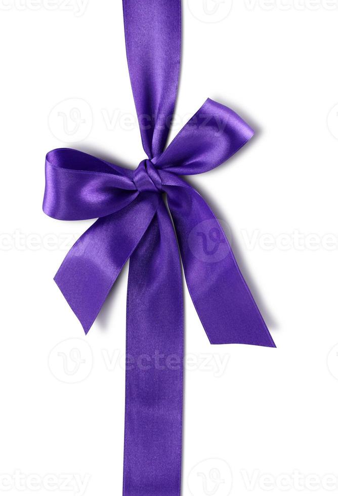 Violet bow photo