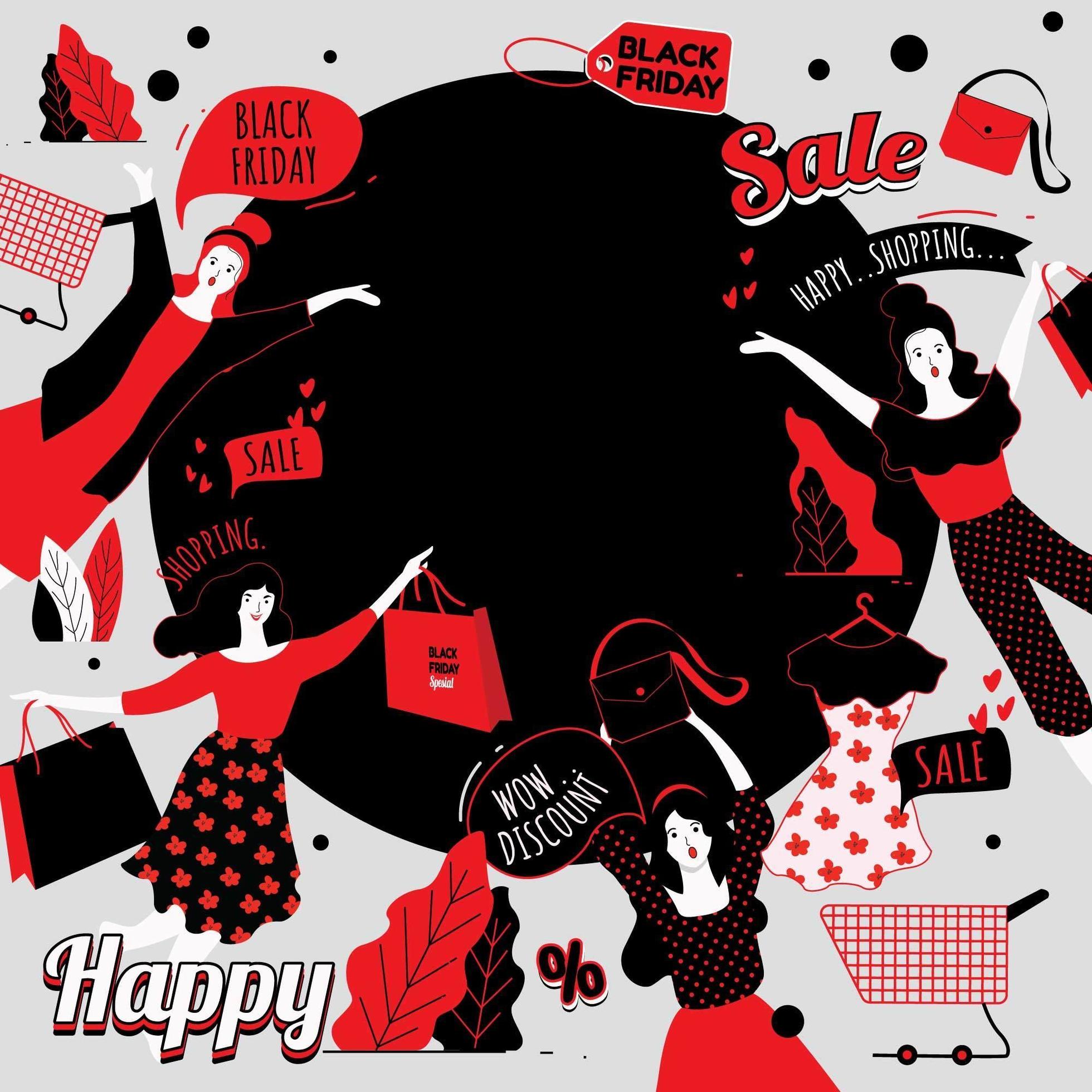 Black Friday Sale Background 1370770 Vector Art at Vecteezy