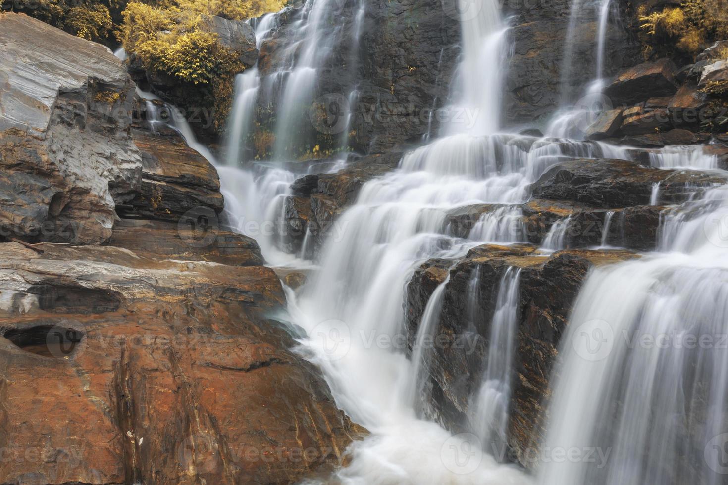 Mae-klang waterfall in Doi Inthanon national park, Chiang Mai photo