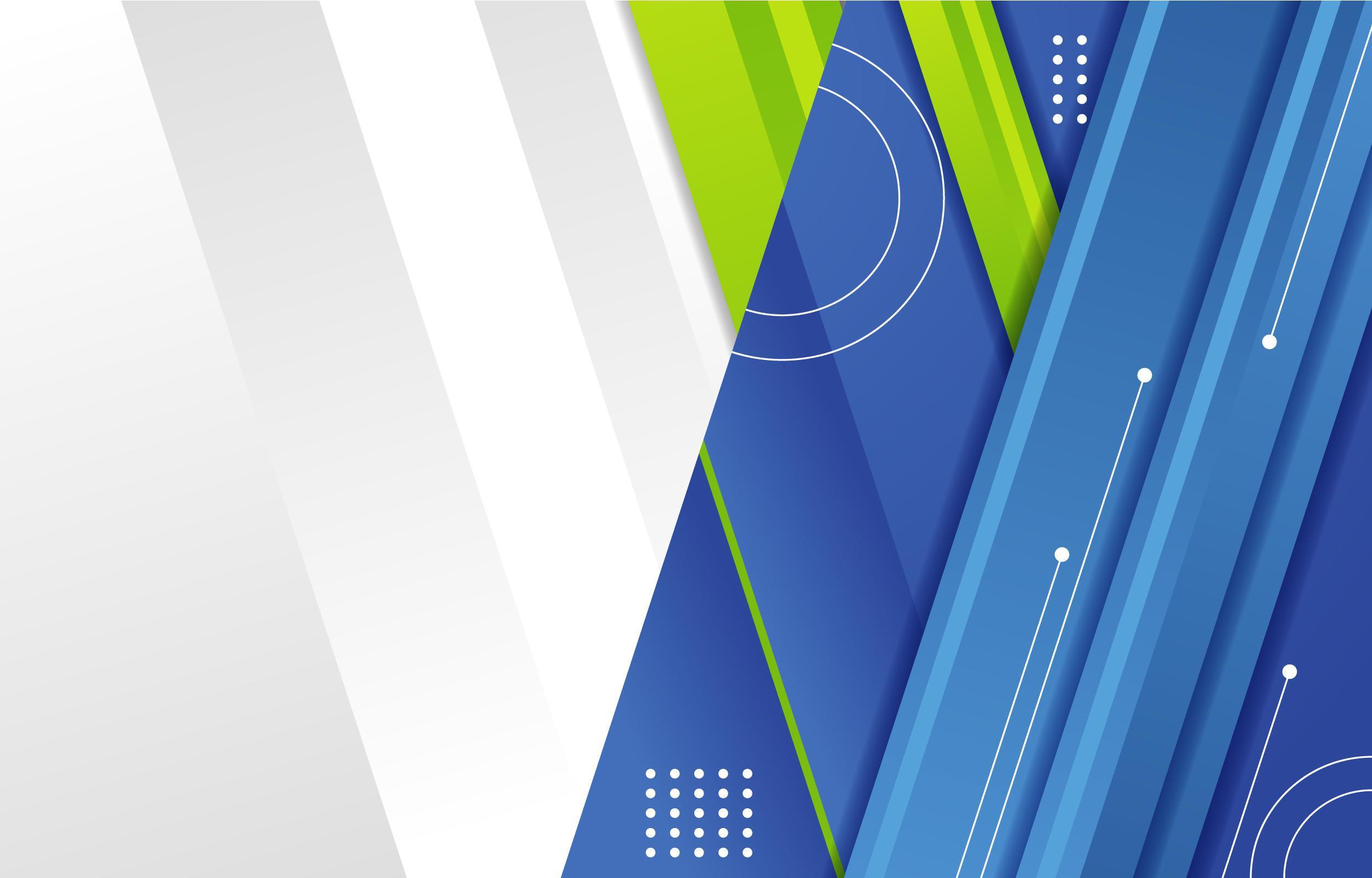 White Green Blue Split Color Virtual Meeting Background 1372985 Vector