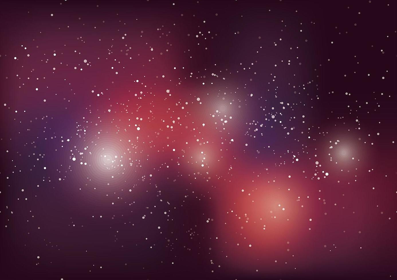 Galaxy Background with Stars and Nebula vector