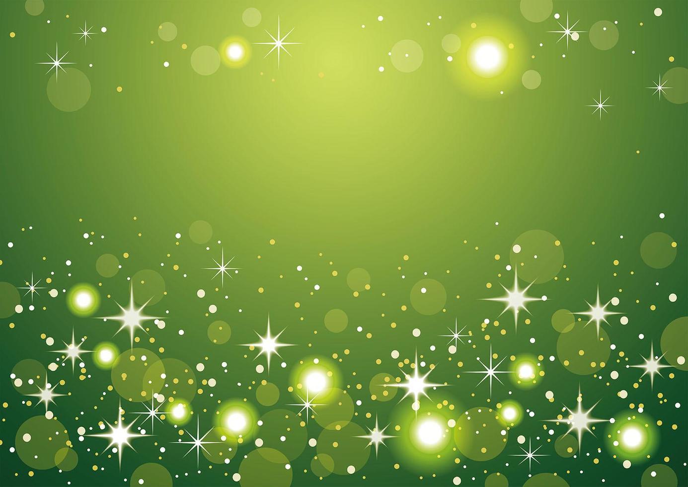 Green Abstract Bokeh Background vector