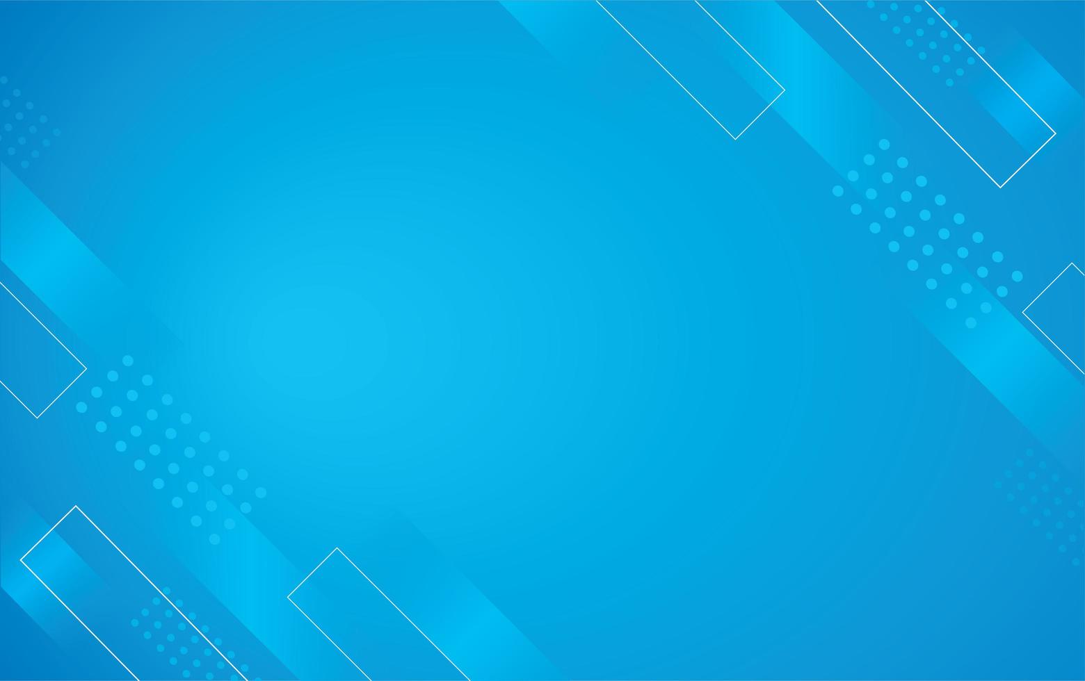 Abstract gradient blue angled lines design vector