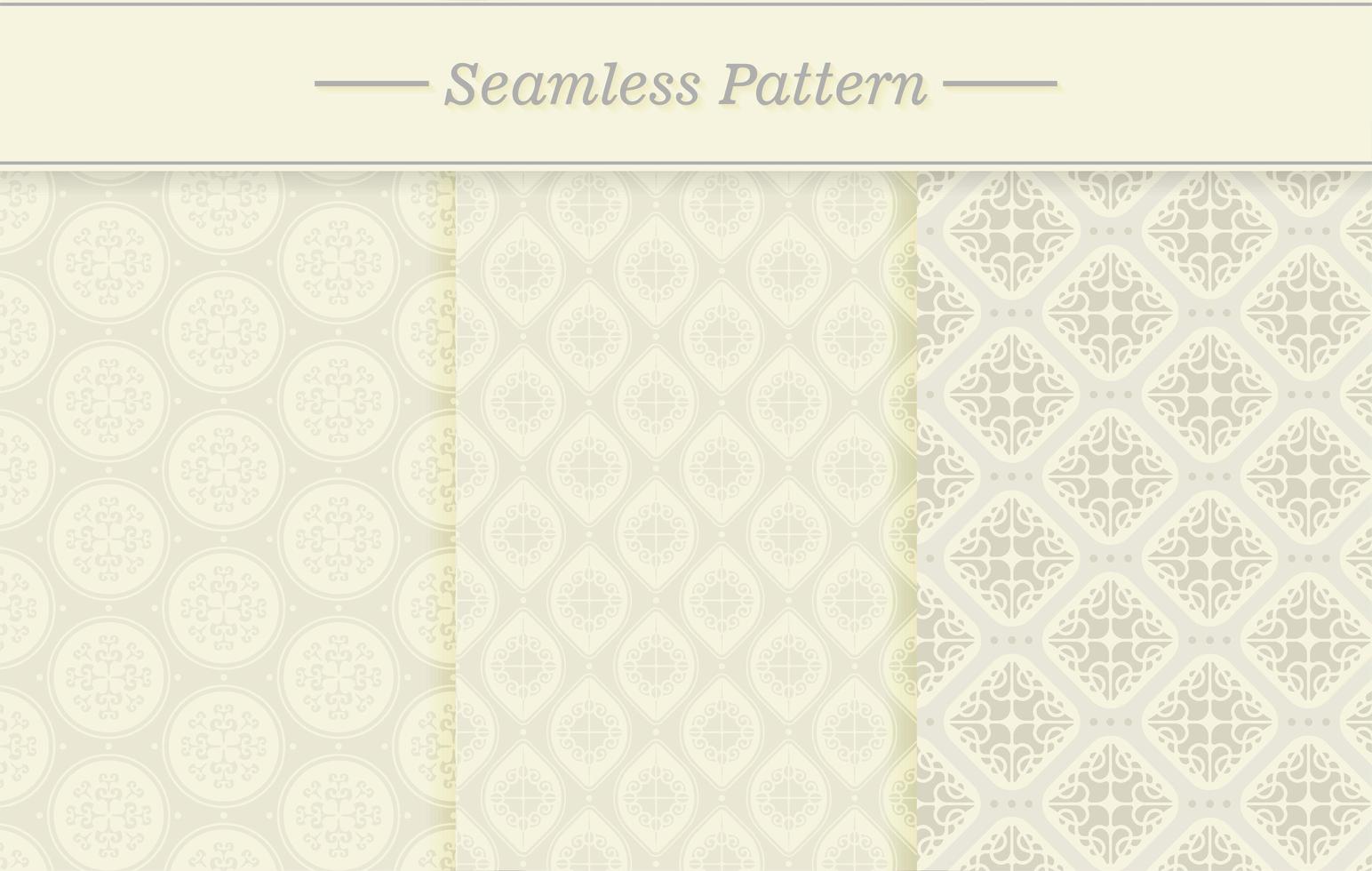 Seamless texture set vector