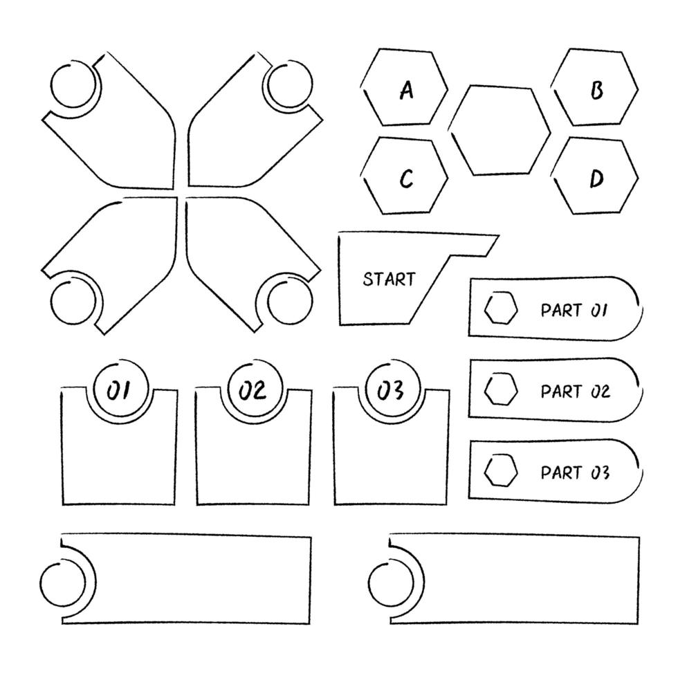 Hand drawn doodle chart 1380188 Vector Art at Vecteezy