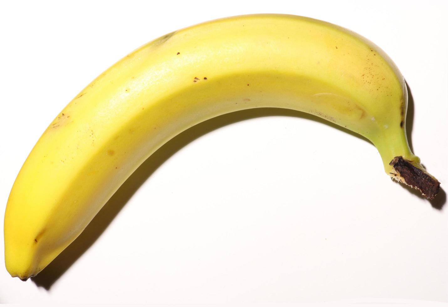 Photography of isolated banana for food illustations photo