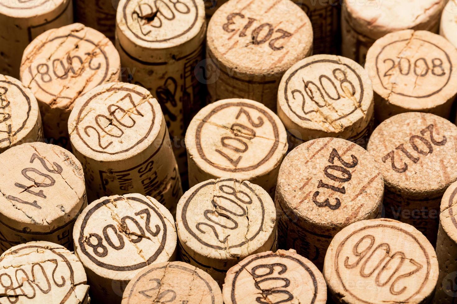 vintage wine corks photo