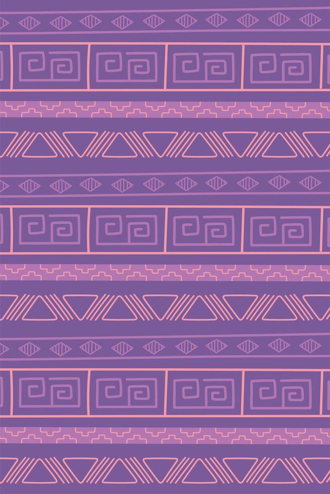 Ethnic handmade. Tribal vintage background vector