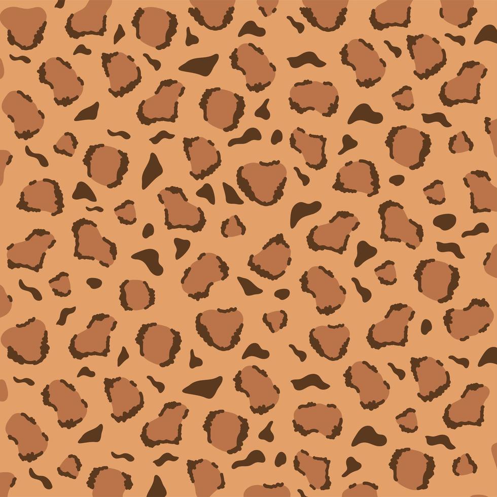 Leopard pattern design. Jungle animal skin texture vector