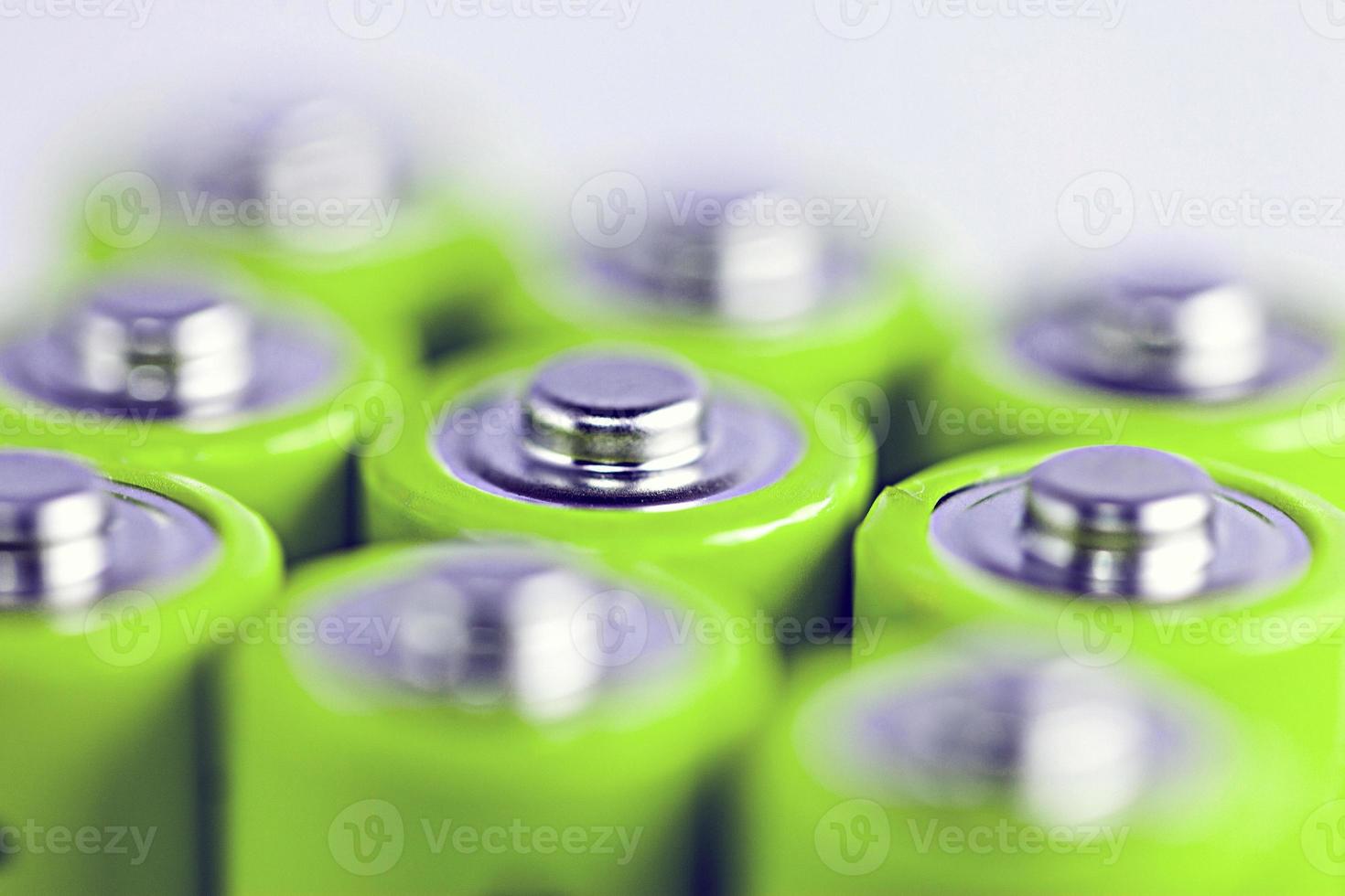Closeup of positive side of batteries 1393304 Stock Photo at Vecteezy
