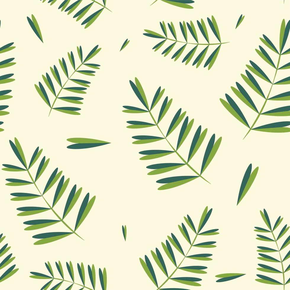 Simple Tropical Leaves Pattern Download Free Vectors Clipart Graphics Vector Art