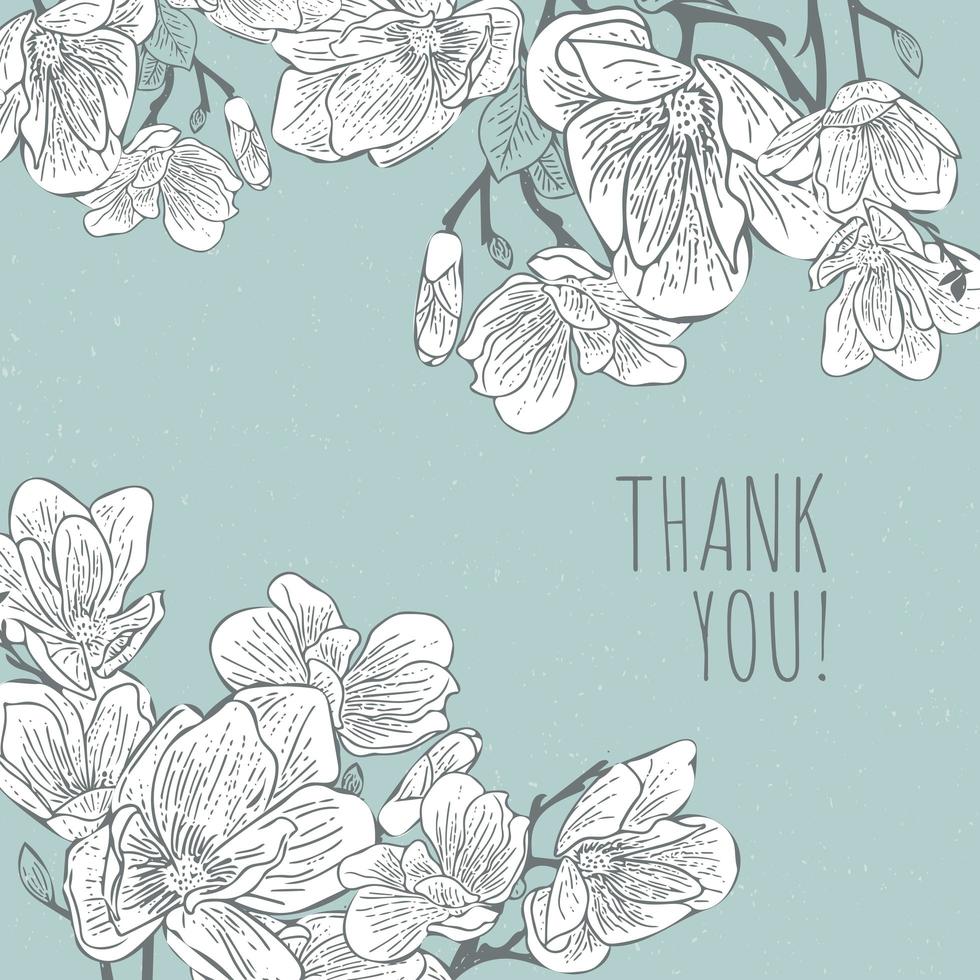 Magnolia flower pattern  vector