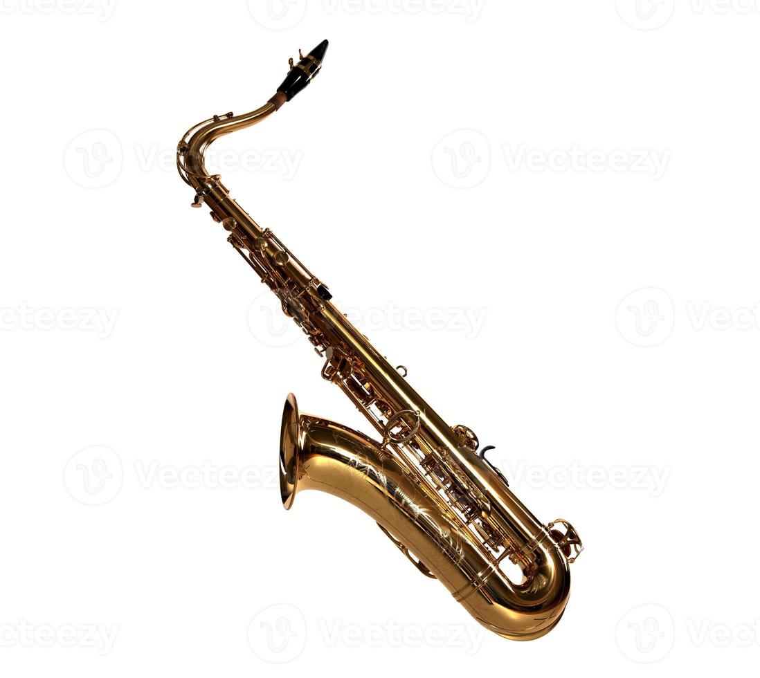 saxofon aislado foto