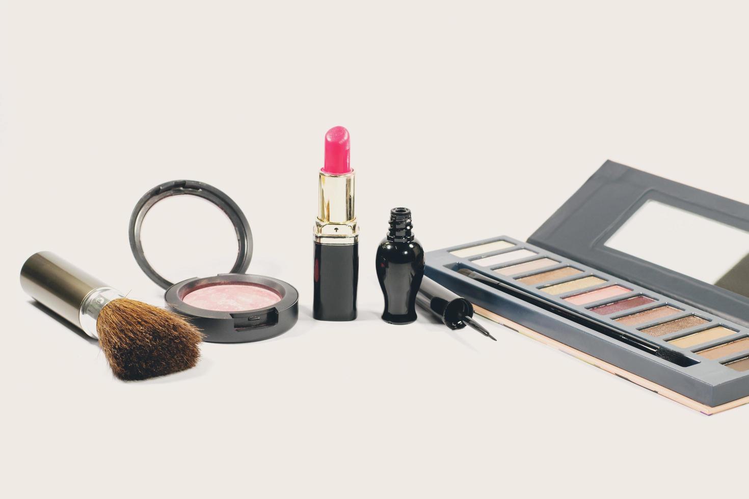 Group of makeup cosmetics photo