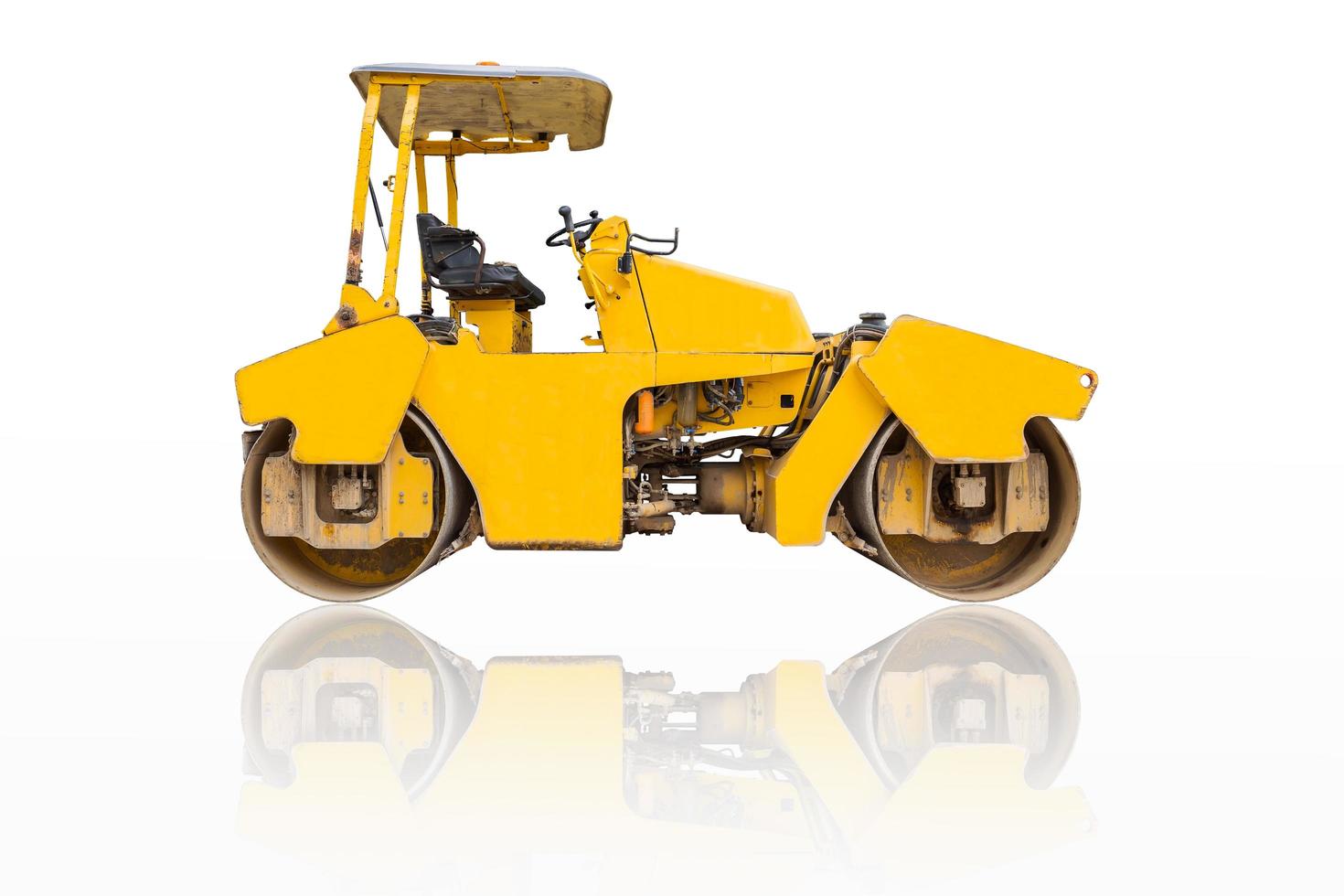 A modern road roller photo