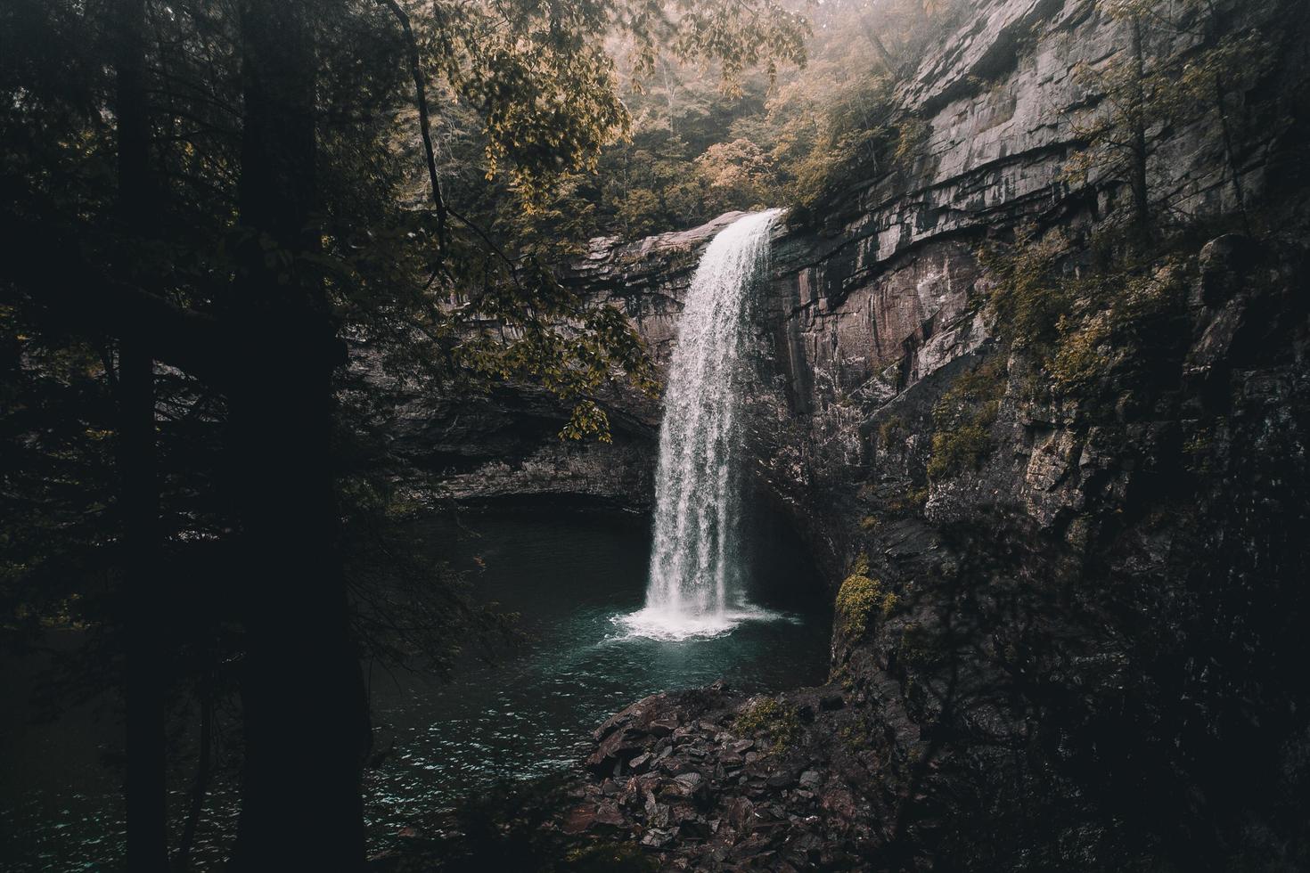 Beautiful secret waterfall photo